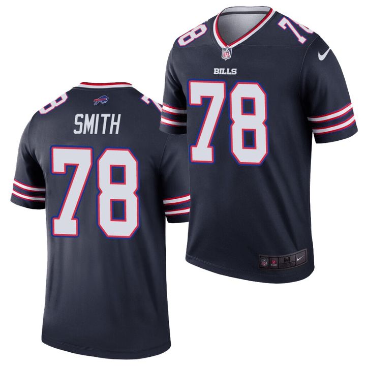 Men Buffalo Bills 78 Bruce Smith Nike Navy Limited Player NFL Jersey